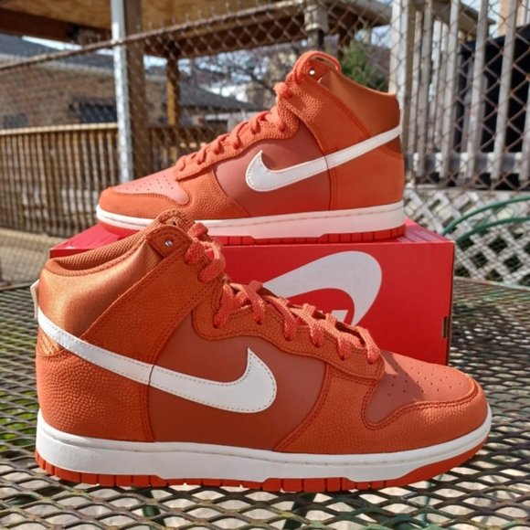 Nike Dunk High Premium NBA / WNBA All-Star Weekend Orange Sneakers Shoes - Picture 1 of 12